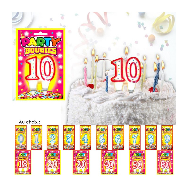 Bougies Chiffres Anniversaire Cadeau Bougie Anniversaire Sur Cadeaux Et Anniversaire Com