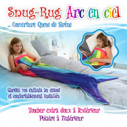 Snug Rug Queue de Sirène Multicolore