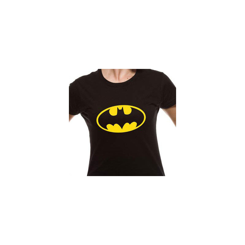 T Shirt Femme Batman Dc Comics Avec Logo Chauve Souris Sur Cadeaux Et Anniversaire