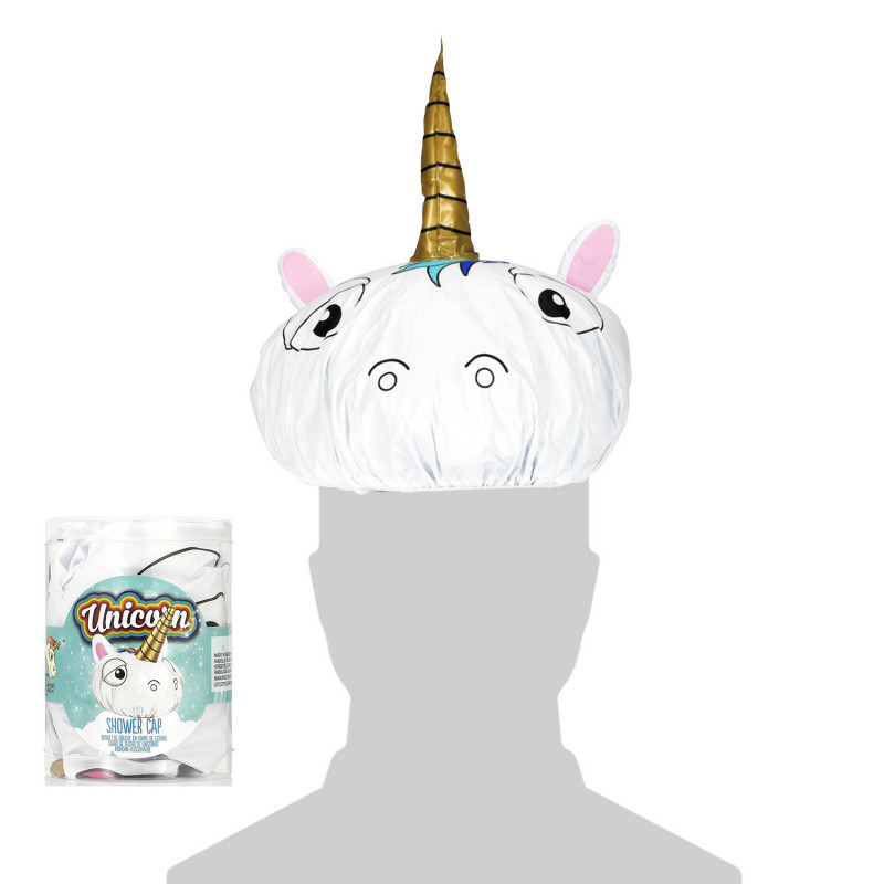 Bonnet De Bain Original A L Effigie D Une Licorne Avec Corne Doree Sur Cadeaux Et Anniversaire Bonnet De Bain Original A L Effigie D Une Licorne Avec Corne Doree Sur Cadeaux Et Anniversaire