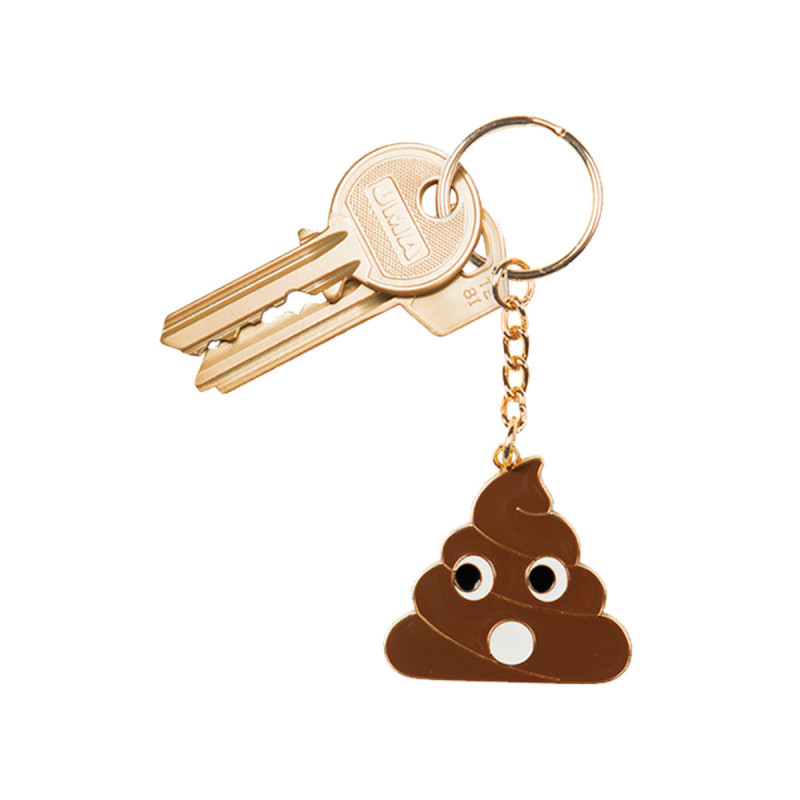 Porte Cles Humoristique En Forme D Emoticone Crotte Marron Et Dore Sur Cadeaux Et Anniversaire Porte Cles Humoristique En Forme D Emoticone Crotte Marron Et Dore Sur Cadeaux Et Anniversaire