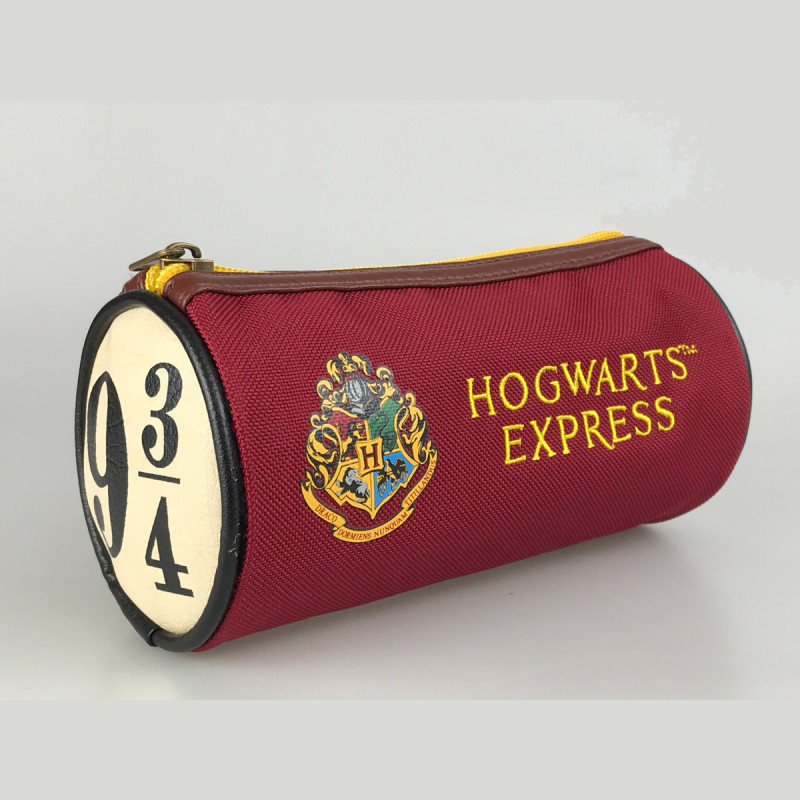 Trousse ronde Harry Potter Poudlard avec fermeture Éclair sur