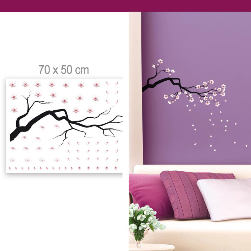 Stickers Deco Cerisiers Japonais Pour Une Deco Zen Et Fleurie Sur Cadeaux Et Anniversaire