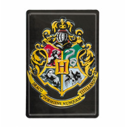 Plaque Métallique 3D Harry Potter - Blason Poudlard