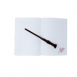 Set Carnet de Notes Harry Potter Poudlard et Stylo Baguette Magique