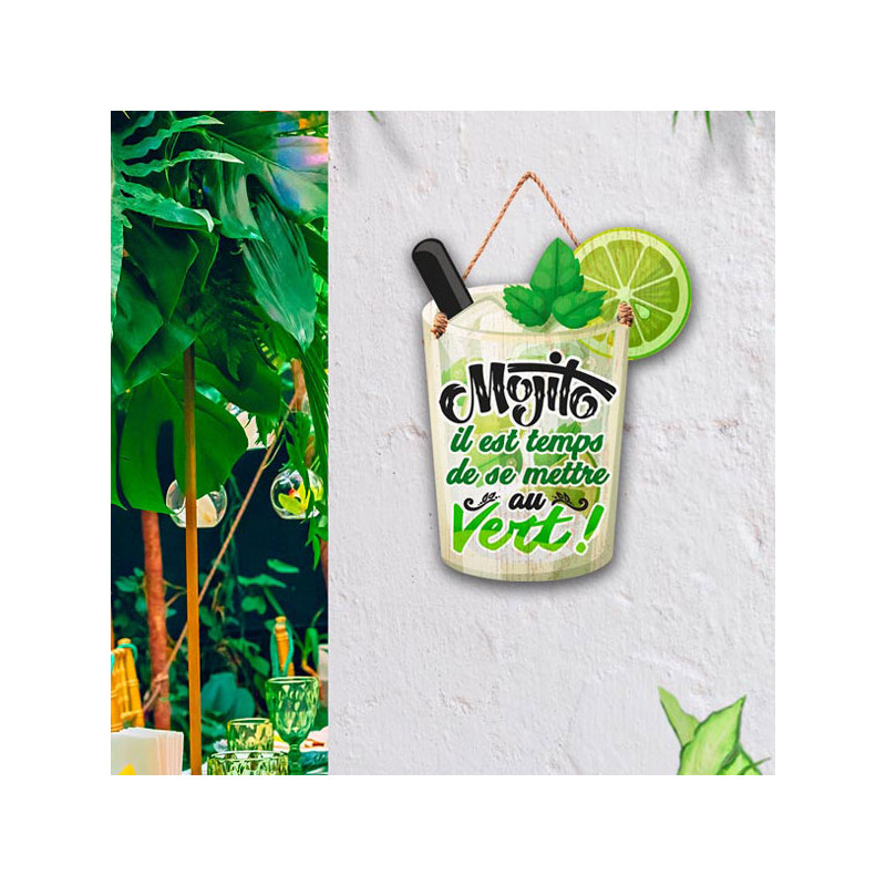 Affiche En Bois Humoristique Mojito Il Est Temps De Se Mettre Au Vert Sur Cadeaux Et Anniversaire Affiche En Bois Humoristique Mojito Il Est Temps De Se Mettre Au Vert Sur Cadeaux Et Anniversaire