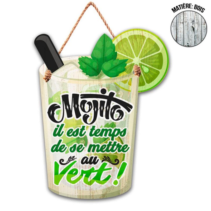 Affiche En Bois Humoristique Mojito Il Est Temps De Se Mettre Au Vert Sur Cadeaux Et Anniversaire Affiche En Bois Humoristique Mojito Il Est Temps De Se Mettre Au Vert Sur Cadeaux Et Anniversaire