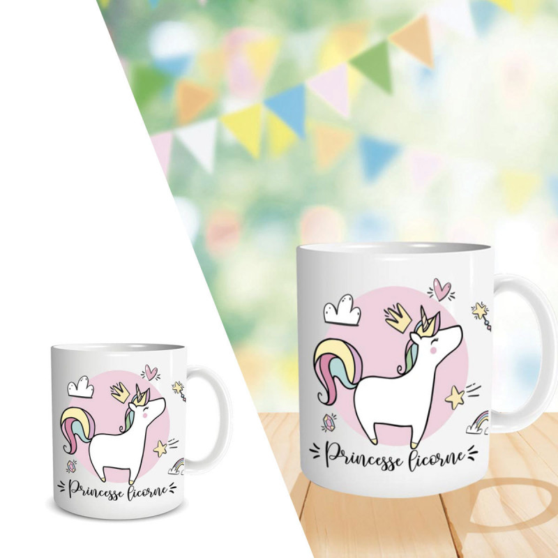 9e anniversaire fille, cadeau fille de 9 ans licorne' Mug