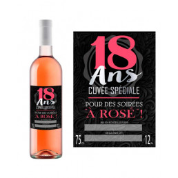 Bouteille de Rosé Cuvée Spéciale Joyeux Anniversaire