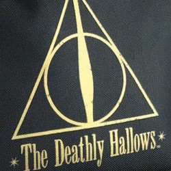 Sac à Dos Harry Potter Reliques de la Mort Noir et Doré