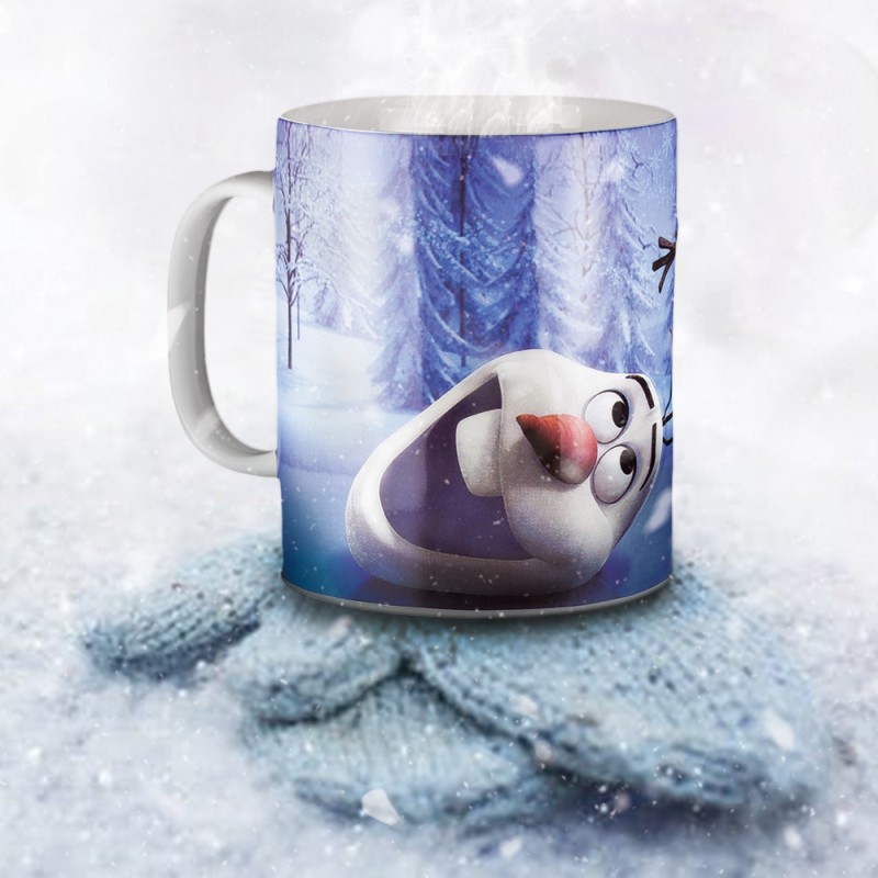 Le Mug 2d Olaf La Reine Des Neiges Pour Fille Sur Cadeaux Et Anniversaire