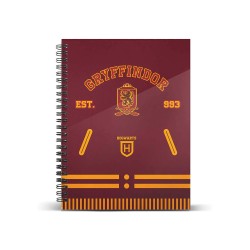 Carnet Spirales A5 Harry Potter Gryffondor