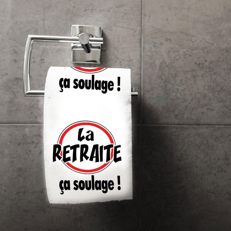 Papier Toilette Bonne Retraite Cadeau Depart Retraite Sur Cadeaux Et Anniversaire Com