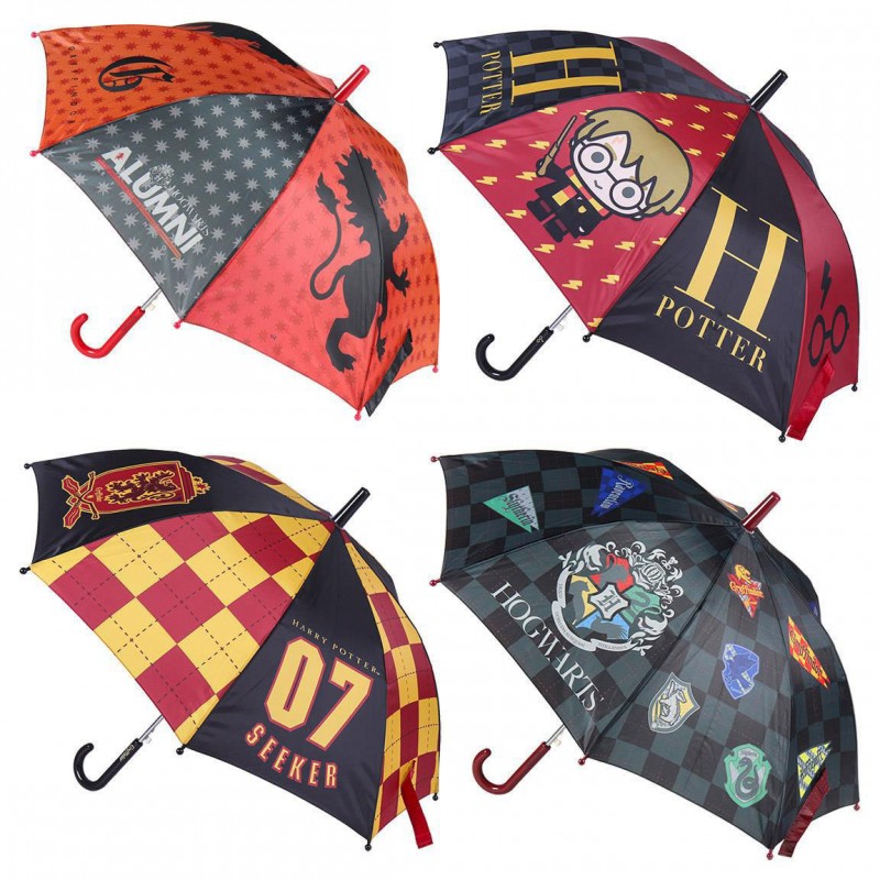 Harry Potter - Parapluie pliable - Rouge et jaune