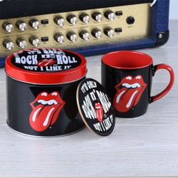 Boîte Cadeau The Rolling Stones avec Mug et Sous-Verre