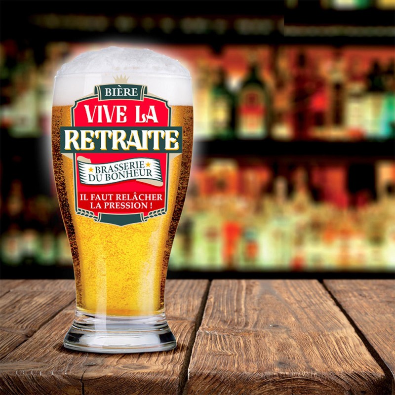 Verre A Biere Original Vive La Retraite Pour Cadeau Pot De Depart Sur Cadeaux Et Anniversaire Verre A Biere Original Vive La Retraite Pour Cadeau Pot De Depart Sur Cadeaux Et Anniversaire