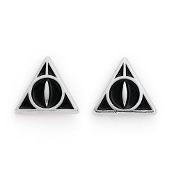 Boucles d'Oreilles Harry Potter - Lot de 3 - Quai 9 3/4, Reliques de la Mort et Hedwige