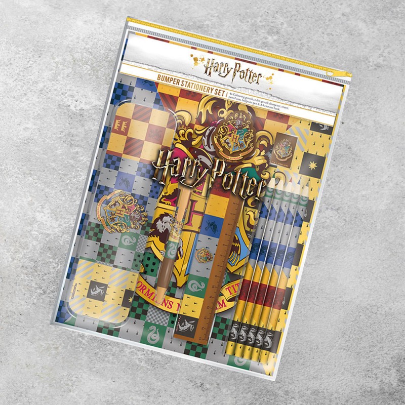 Harry Potter Coffret Papier À Lettre Poudlard, Ensemble Papeterie