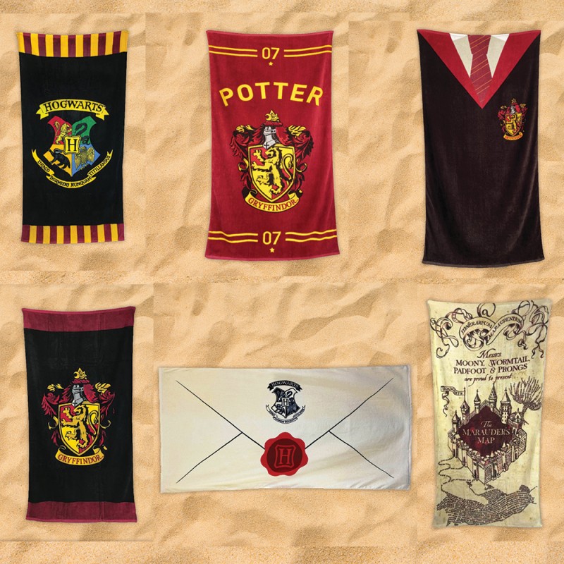 Serviette de bain Harry Potter 150 x 75 cm sur Cadeaux et Anniversaire