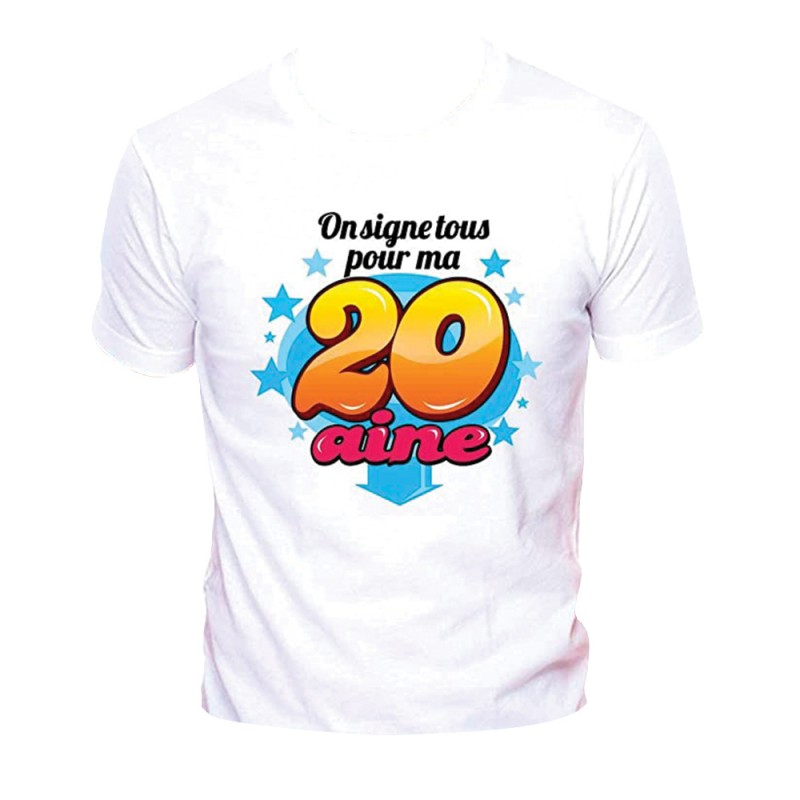 tee shirt anniversaire