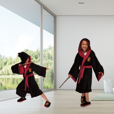 BEMS  HARRY POTTER - Gryffondor - Robe de sorcier peignoir Kids