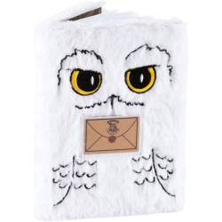 Carnet de Notes Harry Potter Chouette Hedwige Fourrure