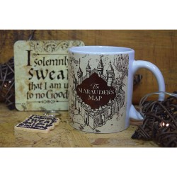 Set Harry Potter Carte du Maraudeur - Mug, Sous-Verre et Porte-Clés