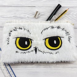 Trousse Harry Potter Chouette Hedwige Fourrure