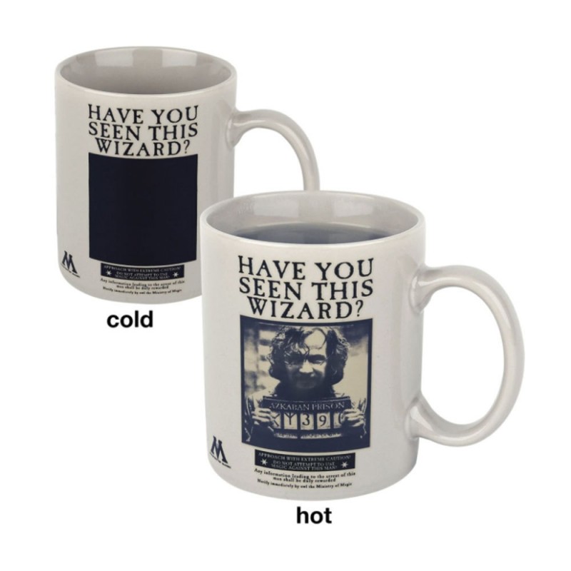 Tasse Harry Potter Wanted Sirius Black qui réagit à la chaleur sur  cadeaux et anniversaire