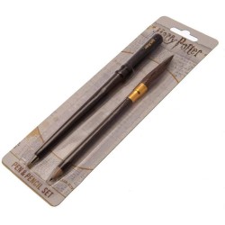 Set Harry Potter Stylo Baguette Magique et Crayon Balai