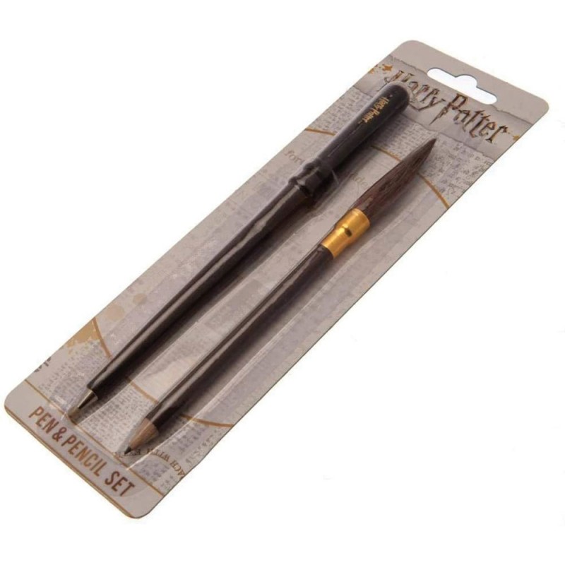 Set Stylo et Crayon Harry Potter - Baguette Magique