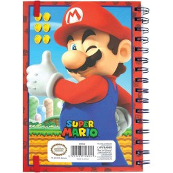 Carnet de Notes Super Mario Nintendo avec Couverture Animée