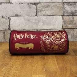 Trousse Harry Potter Poudlard Rouge Grenat et Dorée à Personnaliser