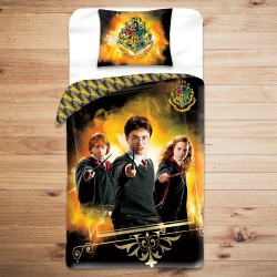 Parure de Lit Harry Potter, Ron et Hermione