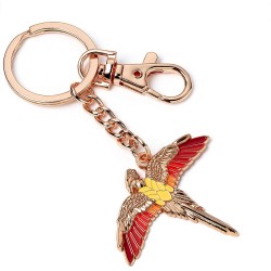 Porte-Clés Métallique Harry Potter Fumseck le Phénix Multicolore
