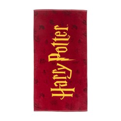 Serviette de plage Harry Potter Rouge et Or