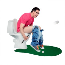 Jeu de Golf pour Toilettes