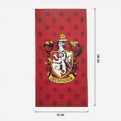 Serviette de Plage Harry Potter Maison Gryffondor