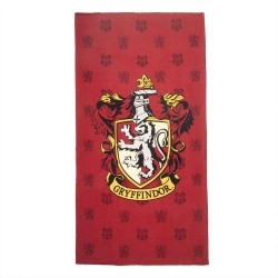 Serviette de Plage Harry Potter Maison Gryffondor