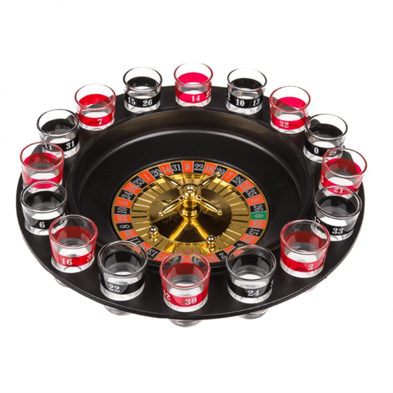 Jeu à Boire Roulette de Casino - 16 Shooters sur Cadeaux et