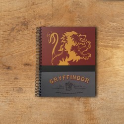 Carnet Spirales A4 Harry Potter Lion Gryffondor