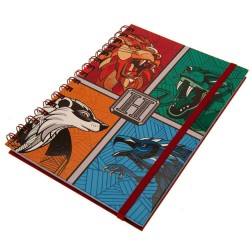 Carnet de Notes Harry Potter Animaux Emblèmes Graphiques