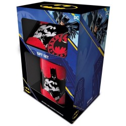 Pack Batman Red - Tasse, Sous-Verre et Porte-Clés