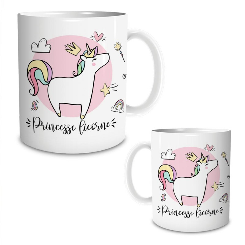 Mug Licorne Je cherche un Prince Charmant et une Licorne - Cadeau Licorne  Femme Fille - Tasse Licorne