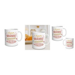 Mug Super Mamie que J'aime à la Folie