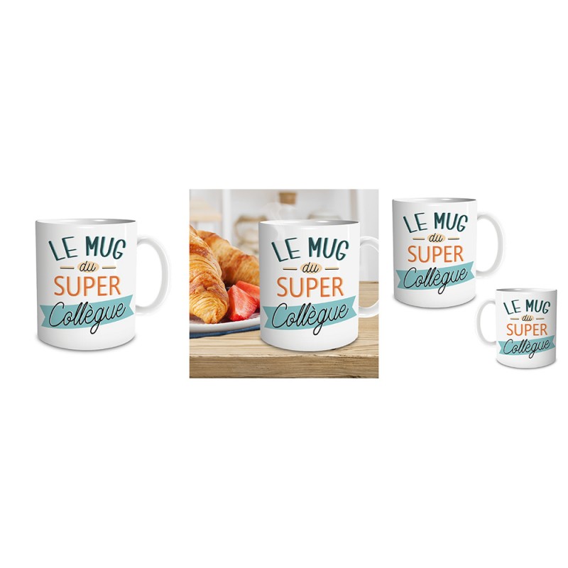 Mug Super Collègue en Céramique sur Cadeaux et Anniversaire