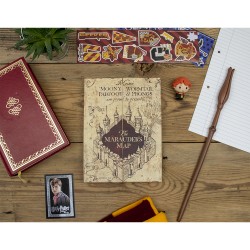 Carnet de Notes Harry Potter Magnétique Carte du Maraudeur