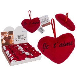 Coussin Mini Coeur Rouge Je T'Aime