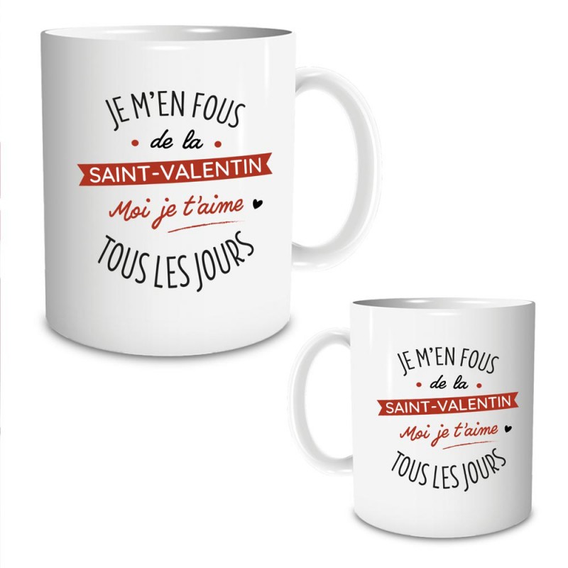 Joyeuse St Valentin | tasse à café | Saint Valentain cadeau | Saint  Valentin cadeau | cadeau homme | cadeau femme | cadeau mari 