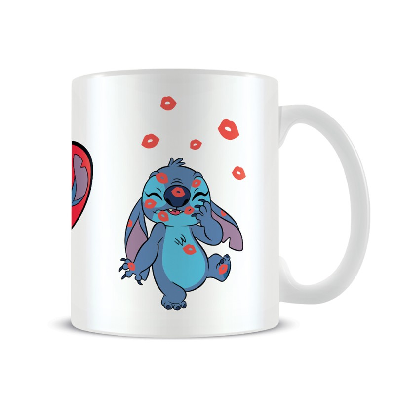 Mug Stitch Amoureux Disney Lilo & Stitch sur Cadeaux et Anniversaire